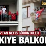 19 Mayıs coşkusuna Türkiye balkonlarında katıldı