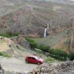 Santralden tahliye edilen su yapay şelale oluşturdu