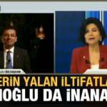 Tele 1'de spikerin yalan iltifatlarına İmamoğlu bile inanamadı