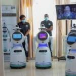 Ruanda'da koronavirüse karşı robotlar devrede