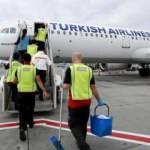 THY uçaklarında hijyen ekibi iş başında