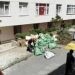 Evden çıkan çöpler ekipleri şaşkına çevirdi