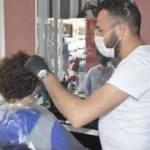 Karantina süreleri dolan 50 berber, yeniden işbaşı yaptı