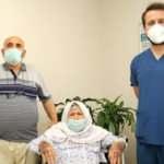 87 yaşında Koronavirüsü yenerek taburcu oldu