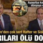 Dışişleri Bakanı Çavuşoğlu: Sisi ve Hafter’in ateşkes çağrısı ölü doğmuştur