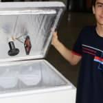 Maskelerin 50 defa kullanılmasını sağlayan kutu geliştirdi