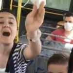 Otobüste maske takmayan kadına ceza!