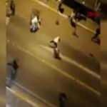 Avcılar'da sokağı savaş alanına çeviren yabancı uyrukluların kavgası kamerada