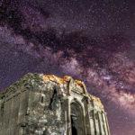 Bin 700 yıllık kilise, ilk kez gece fotoğraflandı