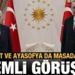 Erdoğan ve Bahçeli görüşmesi sona erdi!