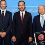 UEFA kararı sonrası Bakan Kasapoğlu ve Nihat Özdemir'den ilk açıklama
