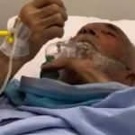 Narkozun etkisinde abdest aldı