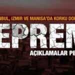 İstanbul'da da hissedilen deprem! Saruhanlı merkez üssü! AFAD'dan açıklama