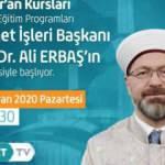Yaz Kur'an Kursları 'uzaktan eğitimle' başlıyor