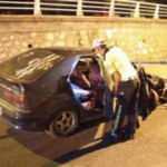 Karab&uuml;k'te alkoll&uuml; s&uuml;r&uuml;c&uuml; dehşet sa&ccedil;tı