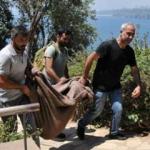 Antalya'da falezlerde bulunan çantadan Roma dönemine ait heykel çıktı
