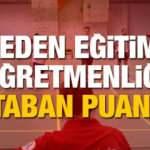 Beden Eğitimi ve Spor Öğretmenliği Bölümü 2020 tavan ve taban puanları ÖSYM başarı sıralaması