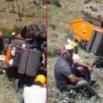 Feci ölüm! Devrilen traktör ile balya makinesi arasında kaldı