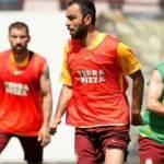 Galatasaray'da Marcao takımla çalıştı