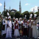 Kazak dombıra sanatçıları İstanbul'da klip çekti