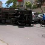 Bahçelievler ve Küçükçekmece'de kazalar peş peşe