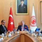 Şentop, KKTC Çalışma ve Sosyal Güvenlik Bakanını kabul etti