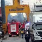 Tuzla'da korkutan gemi yangını