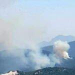 Burdur'da orman yangını