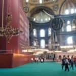 Son dakika: Ayasofya'nın içinden ilk görüntüler geldi