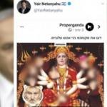 Netanyahu'nun oğlu Hinduları çıldırttı