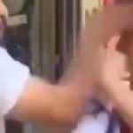 İsrail bayrağını öpmesi için para teklif eden genci tokat manyağı ettiler