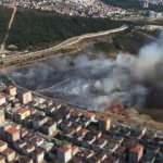 Maltepe'de askeriyede yangın