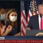 Trump'ı kızdırdılar! Kürsüyü terk etti