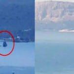 Akdeniz'de sıcak dakikalar! Görüntüler az önce kayıt edildi