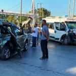 İşçi servisiyle hafif ticari araç çarpıştı: 1 ölü 2 yaralı