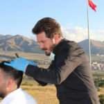 Virüs tehlikesi nedeniyle damat tıraşını tabyalarda oldu