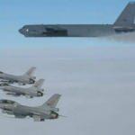Amerikan B-52 bombardıman uçağına Karadeniz üzerinde iki Rus jetinden önleme