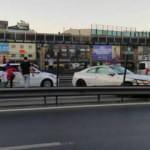 E-5'te kaza sonrası yumruklar konuştu