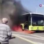Küle dönen metrobüsten son anda kurtuldu