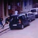 Tacizcinin yere serildiği an!