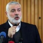 İsmail Heniyye Filistinli mültecilerle buluşmak üzere Lübnan'da