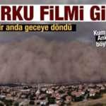 Korku filmi gibi! Gündüz bir anda geceye döndü
