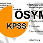 ÖSYM KPSS Alan Bilgisi soru ve cevapları ne zaman yayınlanır? KPSS Alan bilgisi cevap anahtarı!