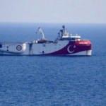 Oruç Reis, Antalya açıklarına demirledi