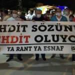 Servis minibüsçülerinden İmamoğlu’na protesto