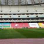 Galatasaray'a Azerbaycan'da sürpriz pankart!