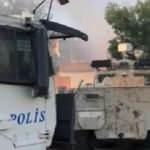 Diyarbakır'da evde çıkan yangın, TOMA ve zırhlı araçla söndürüldü