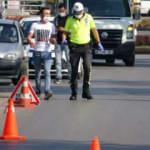 Ehliyetsiz sürücü polisi görünce böyle kaçmaya çalıştı