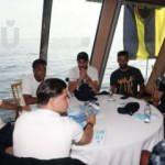 Fenerbahçe Takımı, tekne turunda bir araya geldi