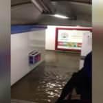 İspanya’da metro istasyonları su altında kaldı
